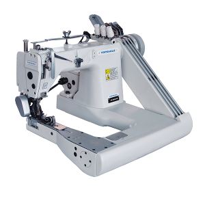 TF-928-PS ความเร็วสูง 3 เข็มจักรเย็บผ้าปิดแขนฟีดพร้อมดึงกล่องเกียร์